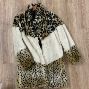 Faux fur jacket